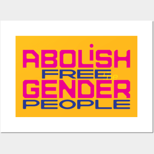 Abolish gender Posters and Art